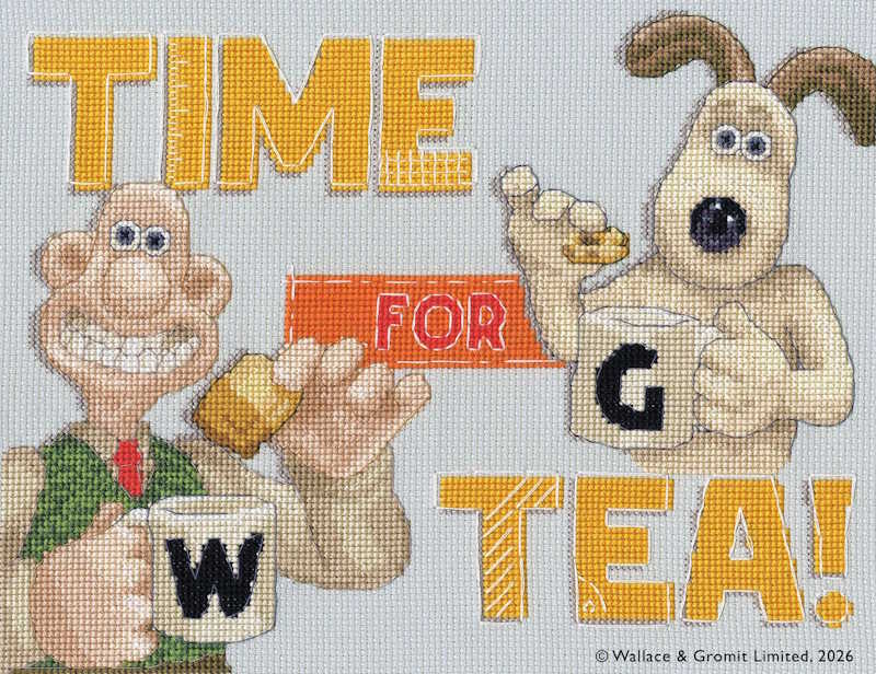 Time for Tea! Cross Stitch Kit By Bothy Threads