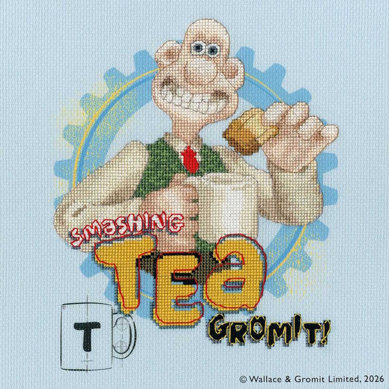 Smashing Tea! Cross Stitch Kit By Bothy Threads