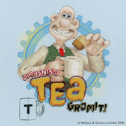 Smashing Tea! Cross Stitch Kit By Bothy Threads
