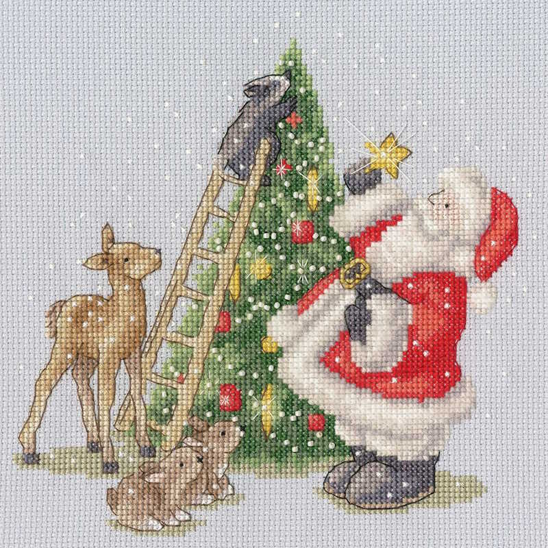 North Pole Star Cross Stitch Kit By Bothy Threads