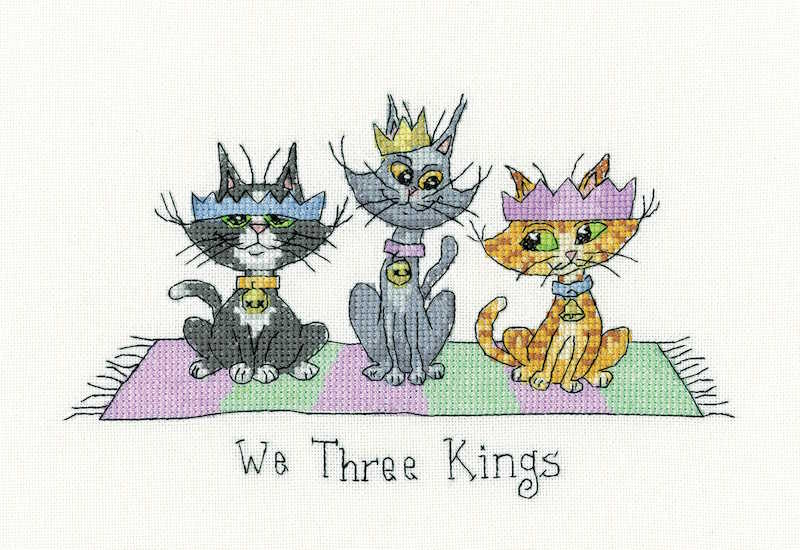 We Three Kings Cross Stitch Kit by Heritage Crafts