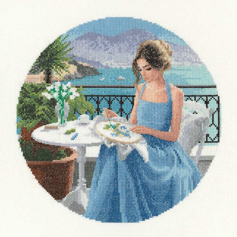Faye Cross Stitch Kit by Heritage Crafts