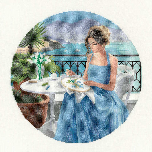 Faye Cross Stitch Kit by Heritage Crafts