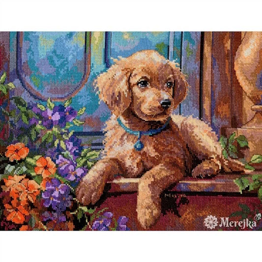Sunny Porch Cross Stitch Kit by Merejka