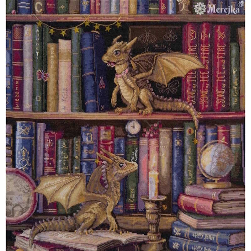 The Moth Hunters Cross Stitch Kit by Merejka