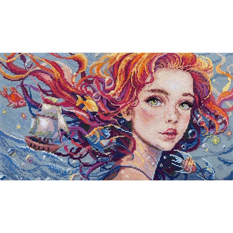 Water Cross Stitch Kit by Merejka