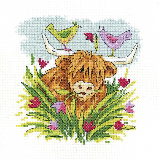 Tulip Cross Stitch Kit by Heritage Crafts