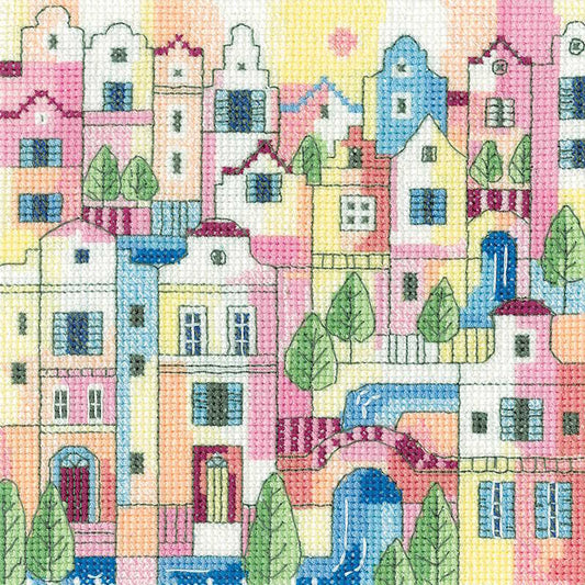 Impressions of Amsterdam Cross Stitch Kit by Heritage Crafts