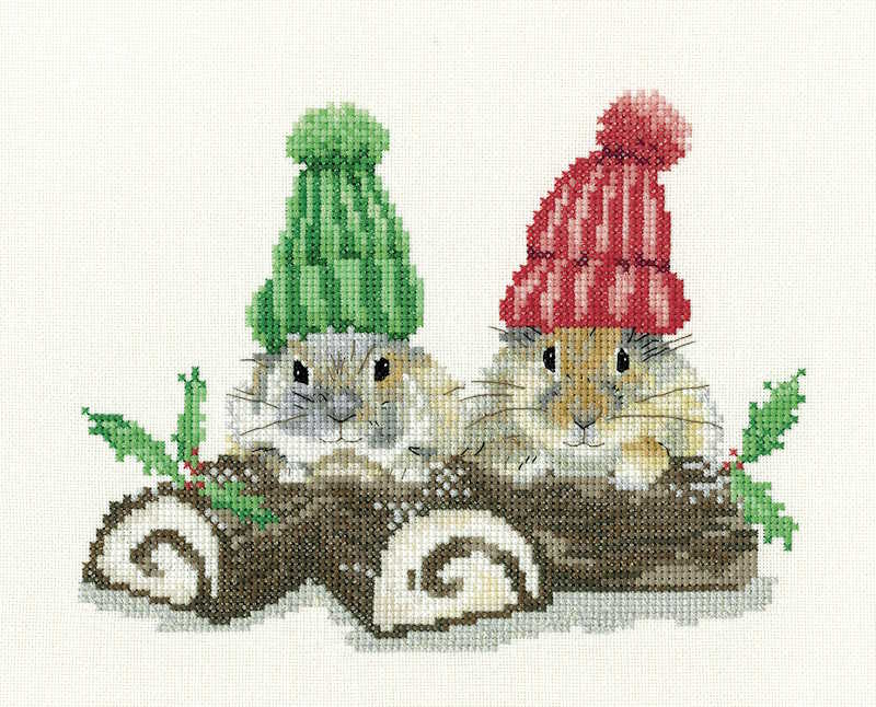 Yule Always Be My Friend Cross Stitch Kit by Heritage Crafts