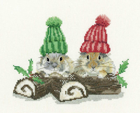 Yule Always Be My Friend Cross Stitch Kit by Heritage Crafts