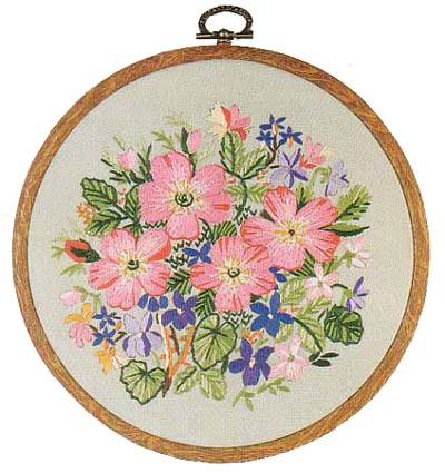 Sweet Briar Embroidery Kit by Design Perfection