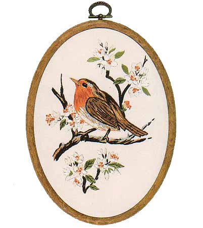 Robin Embroidery Kit by Design Perfection