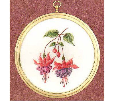 Fuchsia Embroidery Kit by Design Perfection