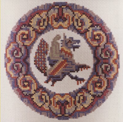 Dragon Cross Stitch Chart by September Cottage Crafts