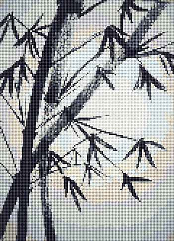 Bamboo Cross Stitch Chart by September Cottage Crafts
