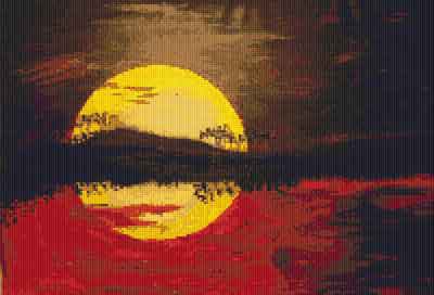 Sunset Dreams Cross Stitch Chart by September Cottage Crafts