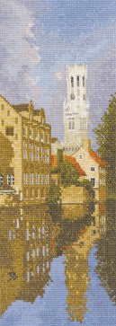 Bruges Cross Stitch Kit by Heritage Crafts