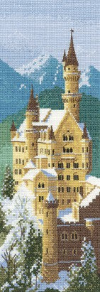 Neuschwanstein Castle Cross Stitch Kit by Heritage Crafts