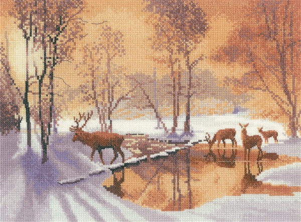 Stepping Stones Cross Stitch Kit by Heritage Crafts