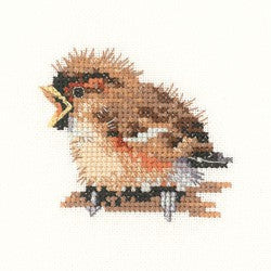 Sparrow Cross Stitch Kit by Heritage Crafts