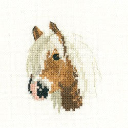 Palomino Pony Cross Stitch Kit by Heritage Crafts