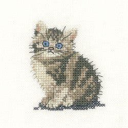 Tabby Kitten Cross Stitch Kit by Heritage Crafts