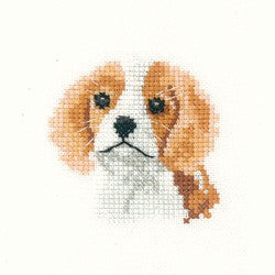 Spaniel Puppy Cross Stitch Kit by Heritage Crafts