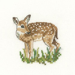 Fawn Cross Stitch Kit by Heritage Crafts