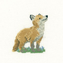 Fox Cub Cross Stitch Kit by Heritage Crafts