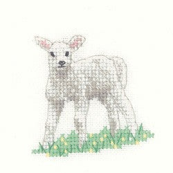 Lamb Cross Stitch Kit by Heritage Crafts