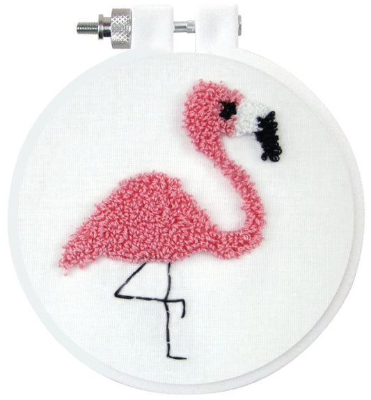 Flamingo Punch Needle Kit by Design Works