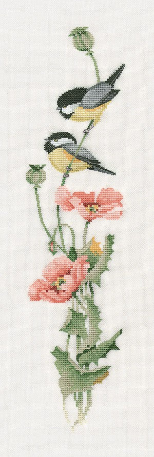 Serenade in Pink Cross Stitch Kit by Heritage Crafts