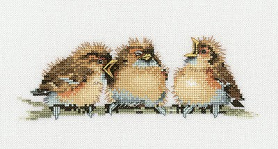 Threes a Crowd Cross Stitch Kit by Heritage Crafts