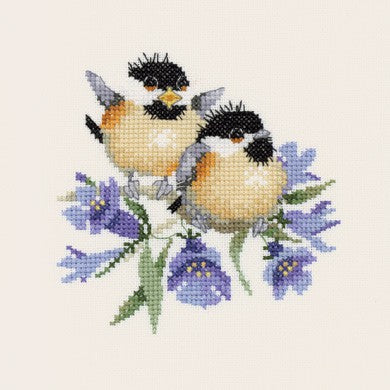 Bluebell Chick Chat Cross Stitch Kit by Heritage Crafts