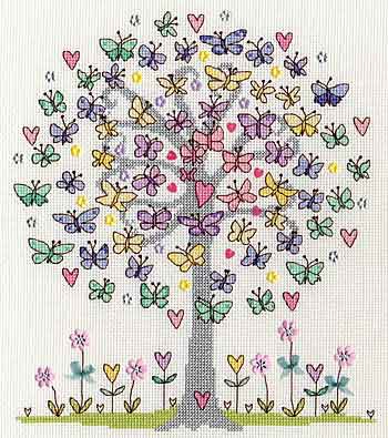 Love Spring Cross Stitch Kit By Bothy Threads
