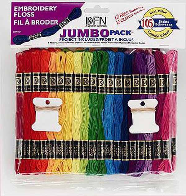 Jumbo Stranded Cotton Pack by Janlynn