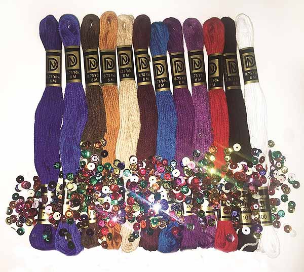 Zenbroidery Jewel Tones Trim Pack by Design Works