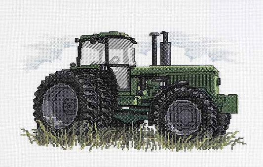 Tractor Cross Stitch Kit by Janlynn