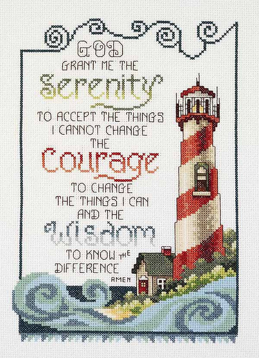 Serenity Lighthouse Cross Stitch Kit by Janlynn