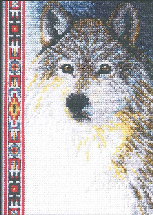 Wolf Cross Stitch Kit by Janlynn
