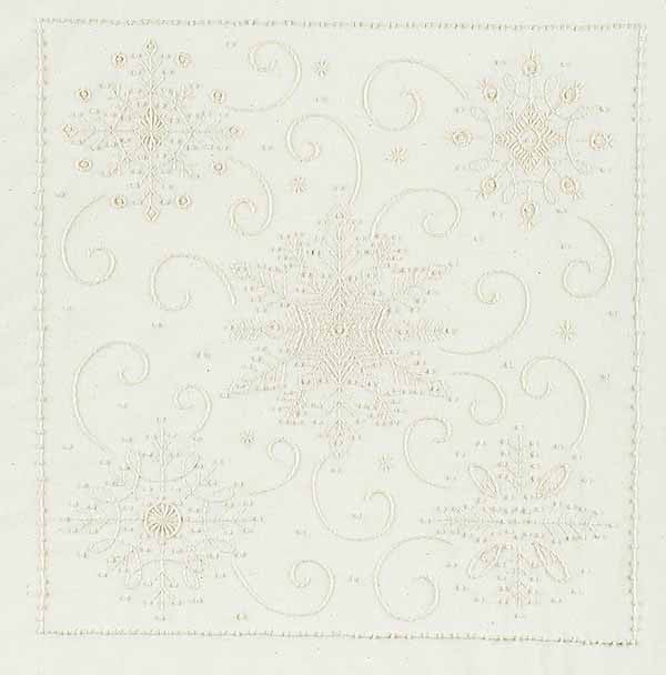 Snowflake Pillow Candlewicking Kit by Janlynn