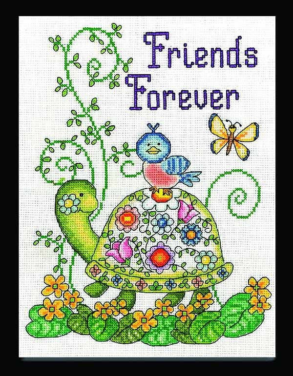 Friends Forever Cross Stitch Kit by Design Works