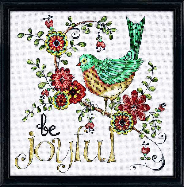 Be Joyful Cross Stitch Kit by Design Works