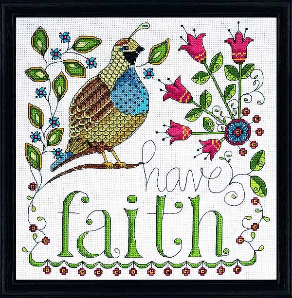 Have Faith Cross Stitch Kit by Design Works
