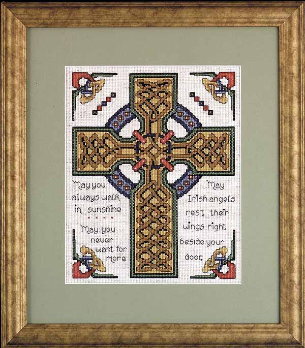 Celtic Cross Cross Stitch Kit by Design Works