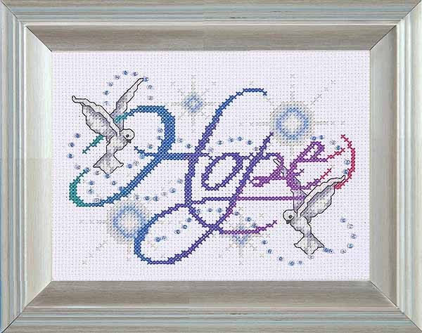 Hope Cross Stitch Kit by Design Works