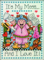 My Mess Cross Stitch Kit by Design Works