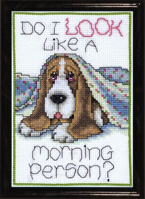 Morning Dog Cross Stitch Kit by Design Works