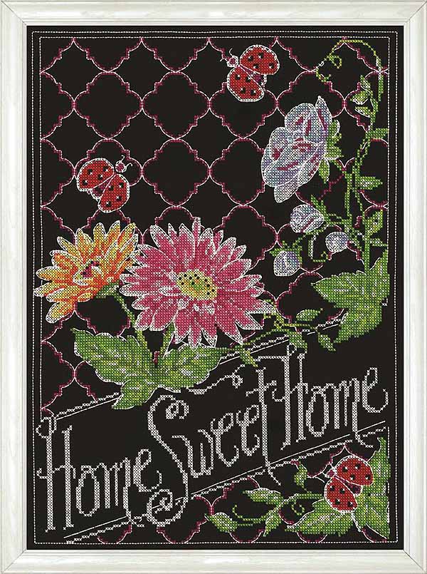 Home Sweet Home Chalkboard Cross Stitch Kit by Design Works