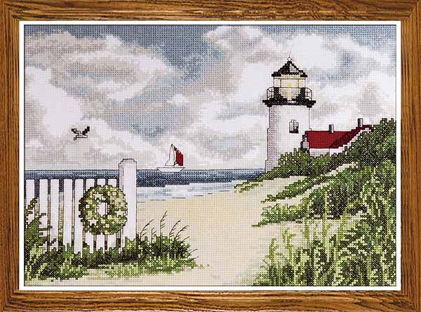 Peaceful Shores Cross Stitch Kit by Design Works